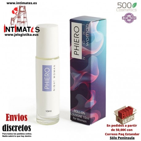 Phiero Night Woman ♀ · Perfume con feromonas · 500Cosmetics