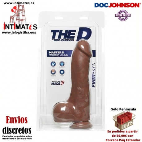 Master D - Firmskyn™ · Consolador con 254mm · The D™ by Doc Johnson