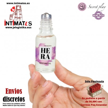 Hera ♀ · Perfume en aceite sensual con feromonas 20ml · Secret Play