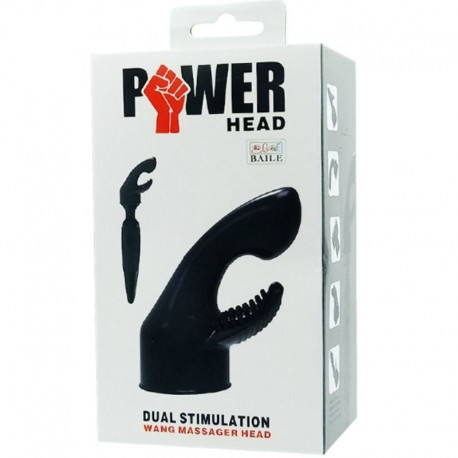 Power Head Dual Stimulation · Cabezal intercambiable · Baile