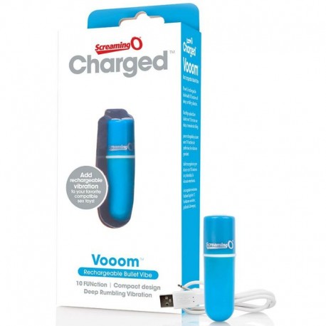 Charged™ Vooom™ · Bala recargable azul · Screaming O