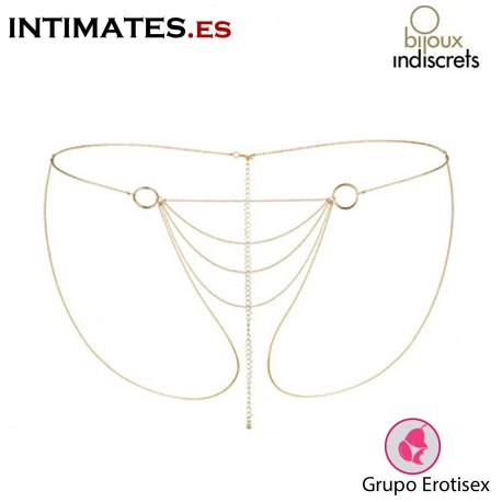 Magnifique · Culotte de cadenas metálicas - Dorado · Bijoux