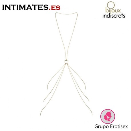 Magnifique · Cadenas metálicas para el cuerpo 8 - Dorada · Bijoux