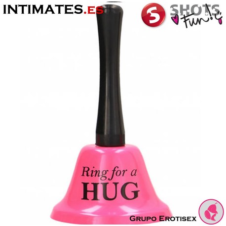 Ring For a Hug - Campana grande rosa · Shots, que puedes adquirir en intimates.es "Tu Personal Shopper Erótico Online" 