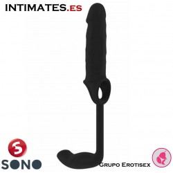 No.34 - Stretchy Penis Extension and Plug - Black · Sono