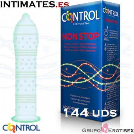 Non Stop · 144 Preservativos · Control