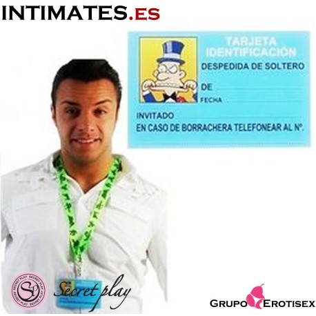Tarjeta identificación soltero · Secret Play 