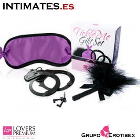 Tickle Me Gift Set Violeta de Lovers Premium, que puedes adquirir en intimates.es "Tu Personal Shopper Erótico Online" 