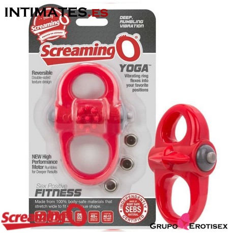 Yoga™ · Anillo reversible rojo · Screaming O