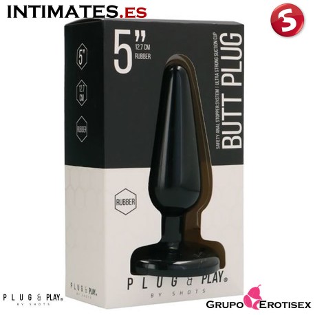 Basic · Plug Anal 12,7 cm - Negro · Plug & Play, que puedes adquirir en intimates.es "Tu Personal Shopper Erótico Online" 