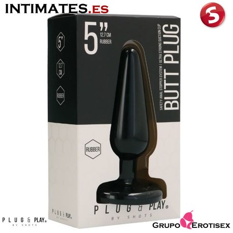 Basic · Plug Anal 12,7 cm - Negro · Plug & Play, que puedes adquirir en intimates.es "Tu Personal Shopper Erótico Online"