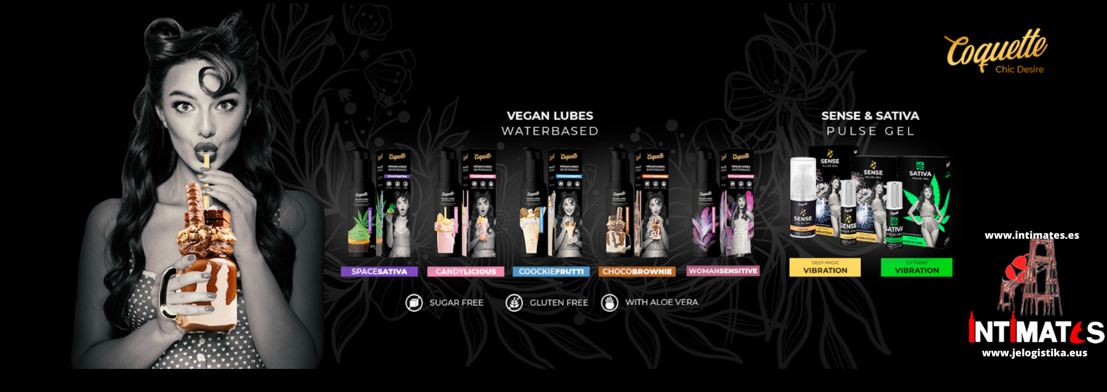 Llegan las novedades de la colección Coquette con inspiración femenina y elegante, que puedes adquirir en intimates.es "Tu Personal Shopper Erótico Online"