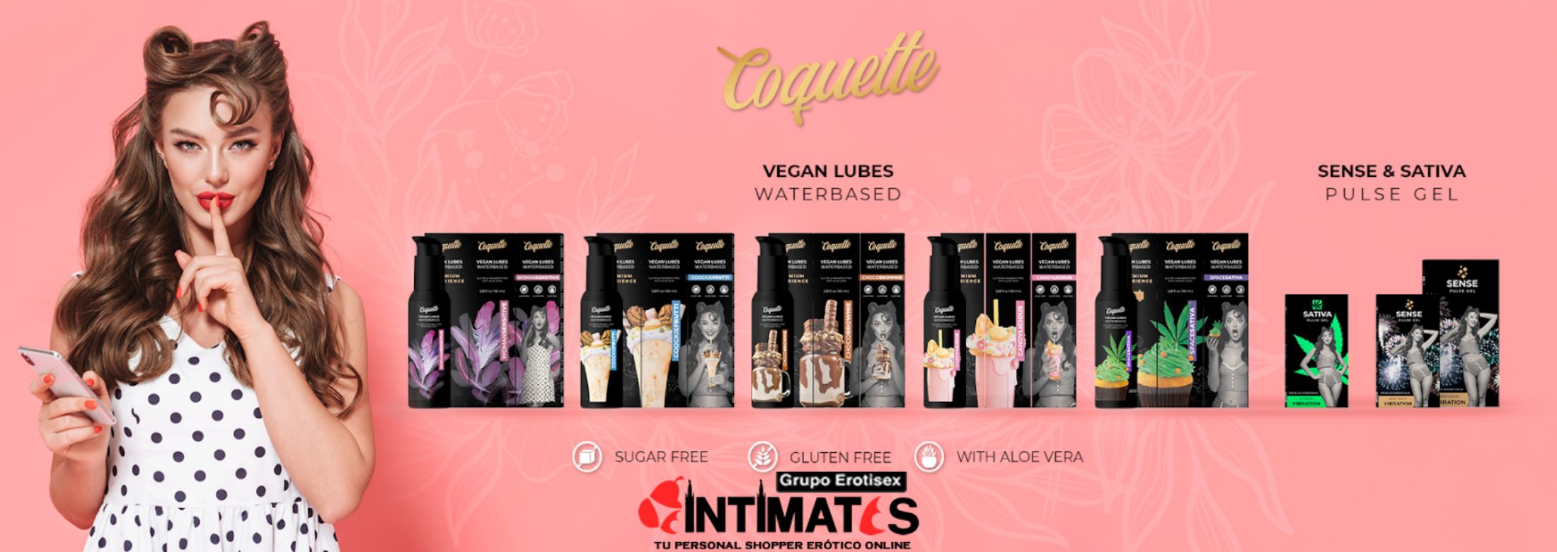 Llegan las novedades de la colección Coquette con inspiración femenina y elegante, que puedes adquirir en intimates.es "Tu Personal Shopper Erótico Online"