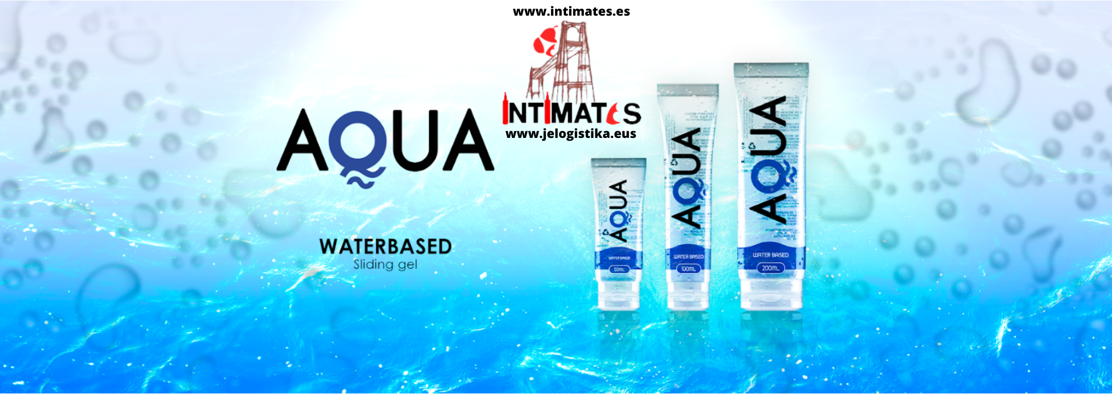 Aqua Quality es un lubricante de base agua, suave y sedoso, sin olor, transparente y natural, respetuoso con tu piel.