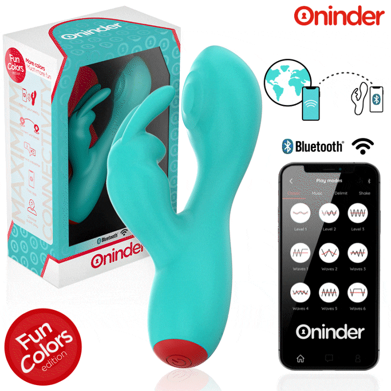 Cute · Vibrador con 9 velocidades y App · Oninder