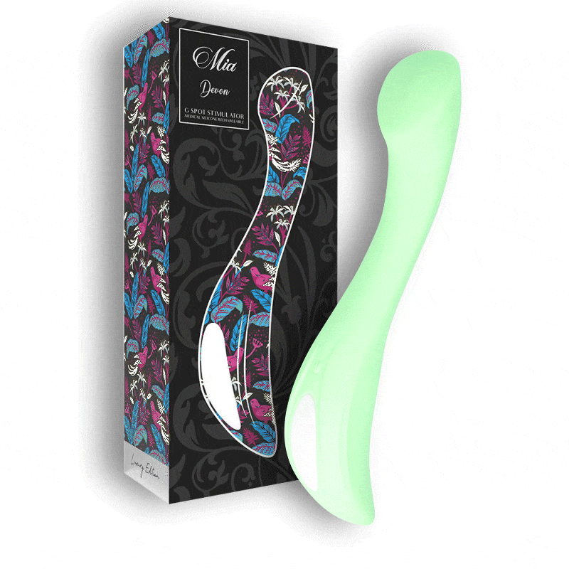 Devon · Vibrador para el punto G - verde · Mia , que puedes adquirir en intimates.es "Tu Personal Shopper Erótico Online"