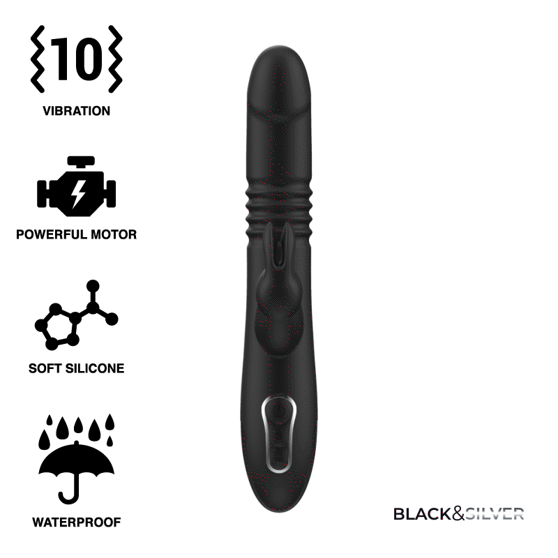 Kaultz Duo · Vibrador control touch · Black & Silver, que puedes adquirir en intimates.es "Tu Personal Shopper Erótico Online" 