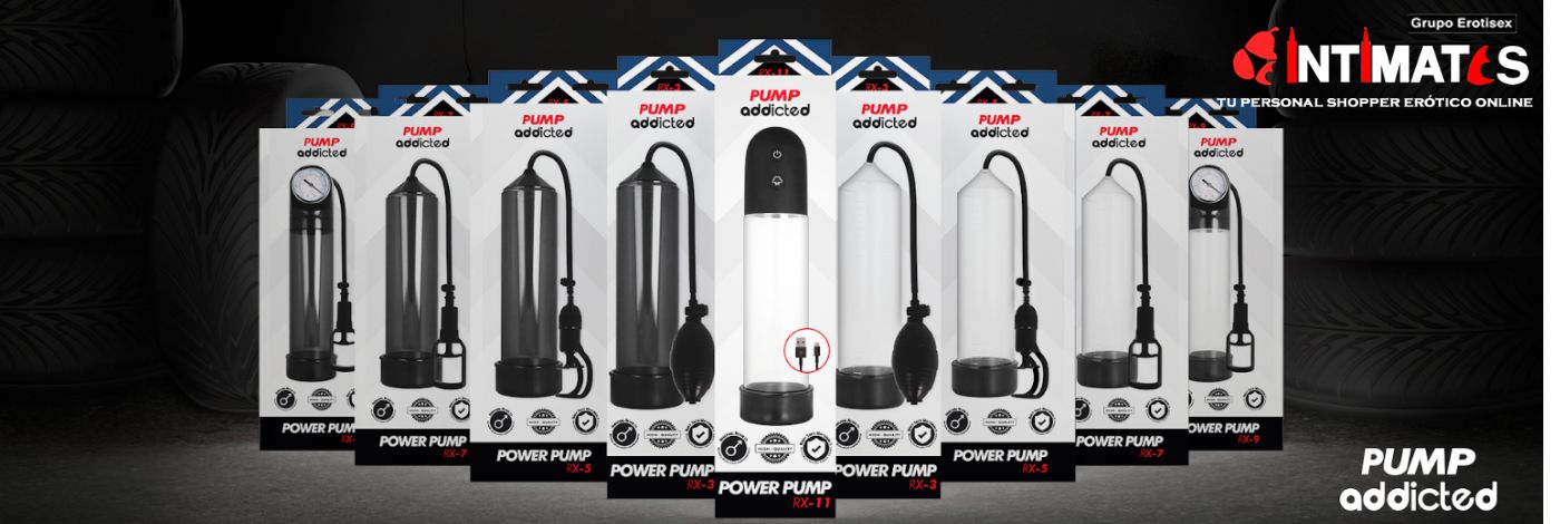 Las ventajas de la variedad de Pump addicted son entre otras es el retraso en la eyaculación, mejoría en el apetito sexual, disparo de testosterona, el mantenimiento de erecciones más duras y duraderas y el apoyo del tejido del pene después de una cirugía prostática, que puedes adquirir en intimates.es "Tu Personal Shopper Erótico Online" 