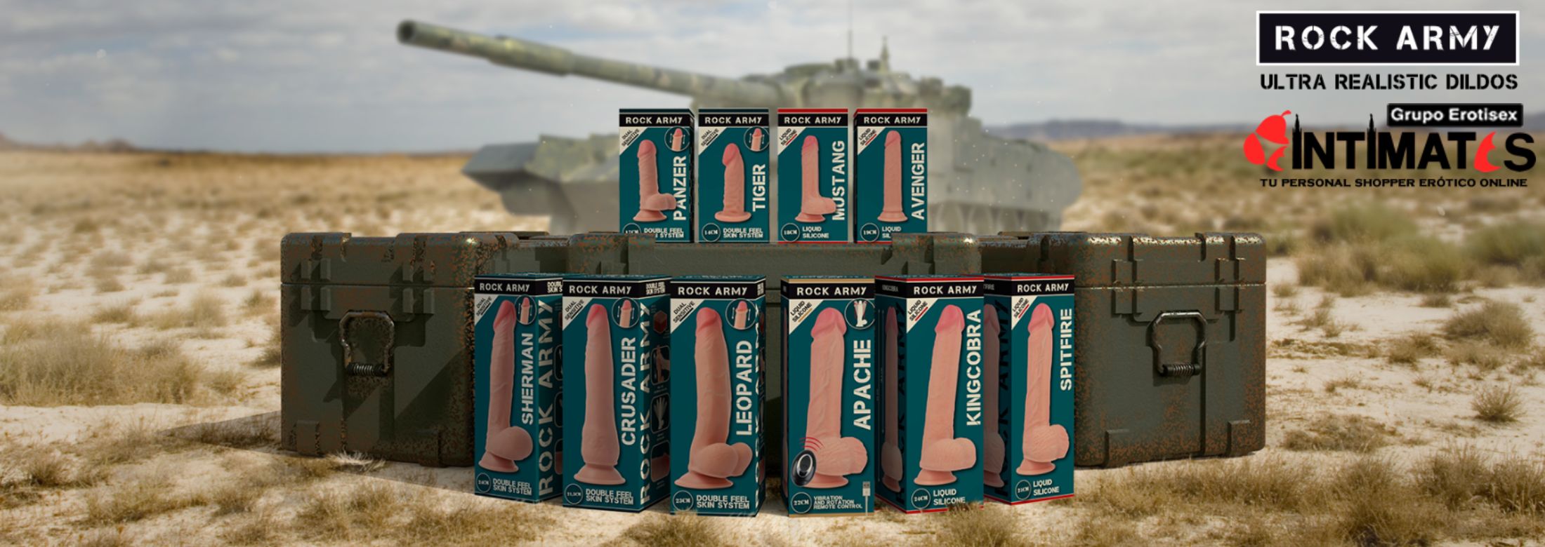 Rock Army Dual Density es un fabricante especializado en los juguetes sexuales y productos para adultos, que puedes adquirir en intimates.es "Tu Personal Shopper Erótico Online"