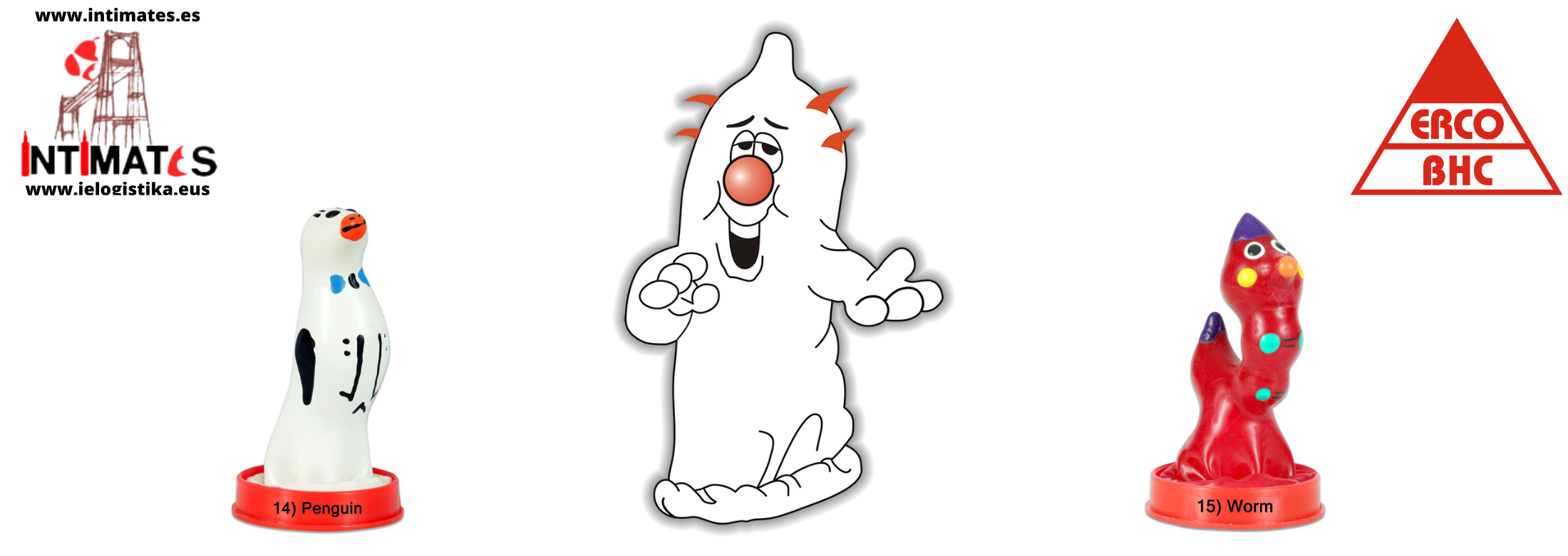 ERCO son condones pintados a mano son hermosos juguetes eróticos y regalos únicos para adultos, que puedes adquirir en intimates.es "Tu Personal Shopper Erótico"