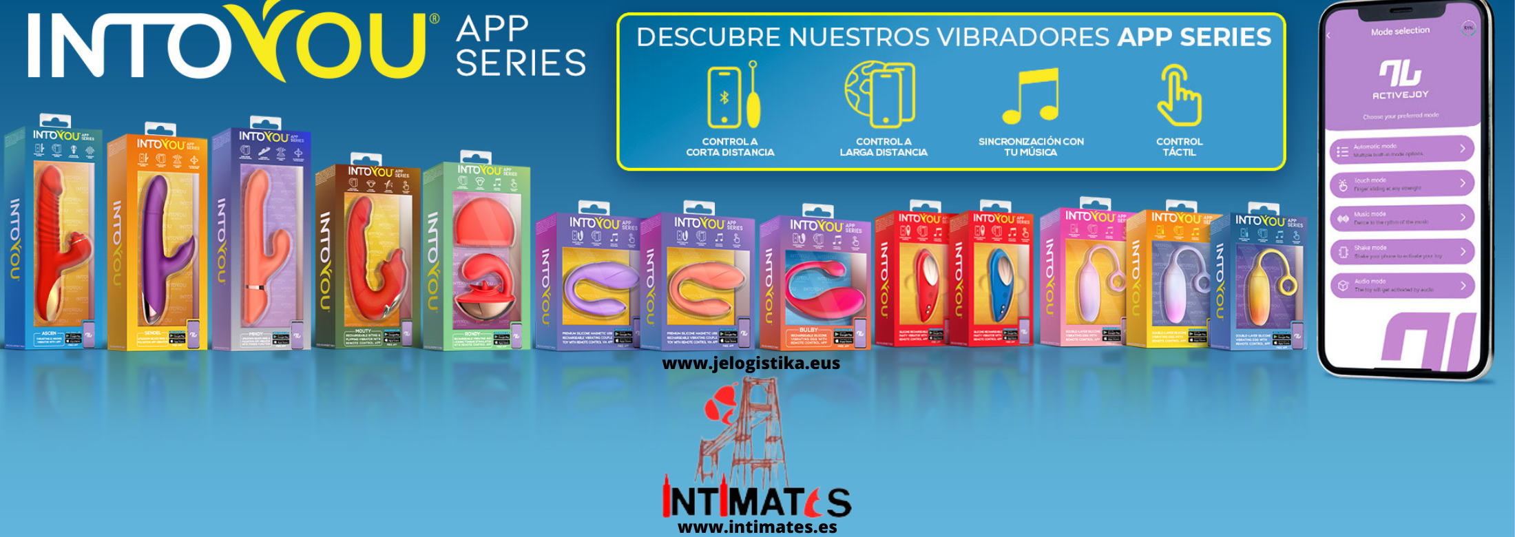 Los juguetes Intoyou están diseñados en silicona de alta calidad y son resistentes al agua, que puedes adquirir en intimates.es "Tu Personal Shopper Erótico Online"