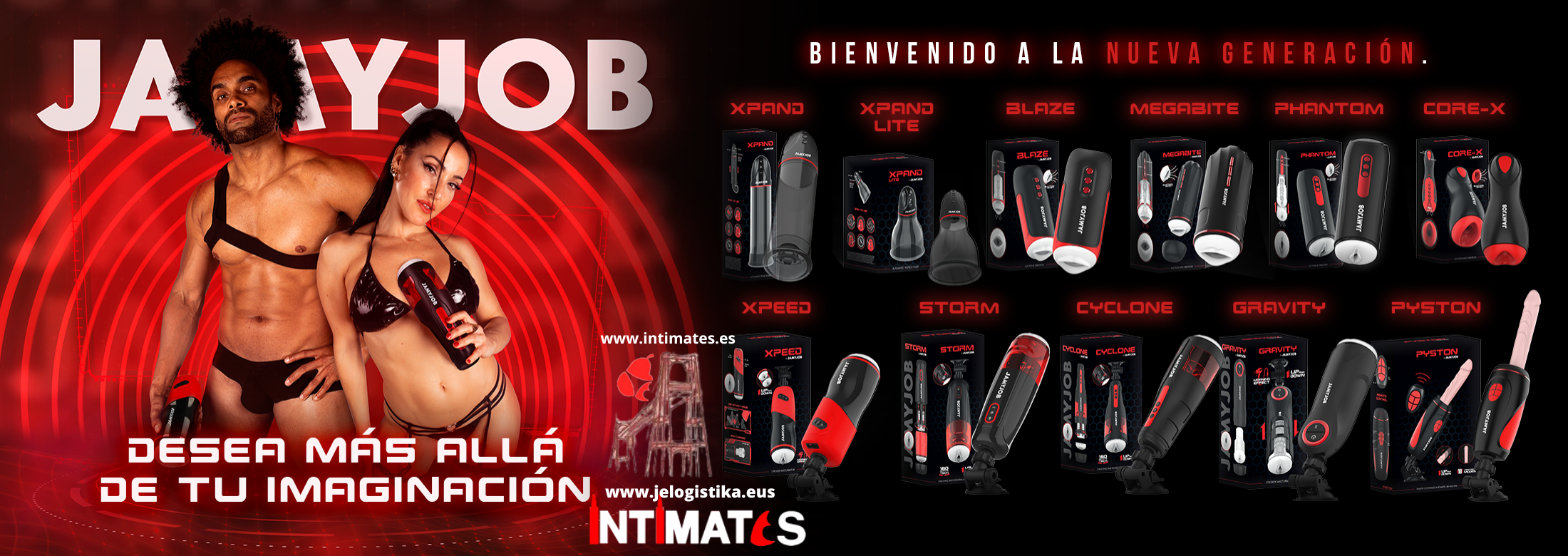 Jamyjob Toys presenta masturbadores perfectos para utilizarlos solo, en pareja o llevarlos contigo a cualquier lugar, que puedes adquirir en intimates.es "Tu Personal Shopper Erótico Online"