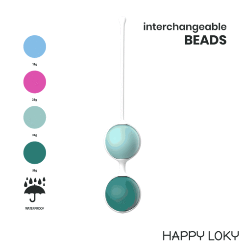 Kegel Beads · Entrenamiento del suelo pélvico · Happy Loky, que puedes adquirir en intimates.es "Tu Personal Shopper Erótico Online" 