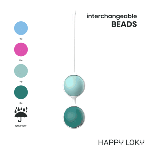 Kegel Beads · Entrenamiento del suelo pélvico · Happy Loky, que puedes adquirir en intimates.es "Tu Personal Shopper Erótico Online"