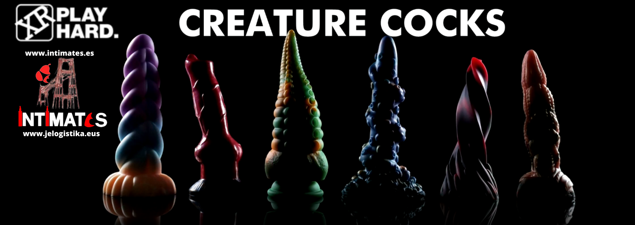 Desde monstruos mitológicos hasta invasores intergalácticos, estos Creature Cocks están listos para destrozarte. Cada uno de estos fascinantes falos está hecho de silicona no porosa, segura para el cuerpo, duradera y fácil de cuidar